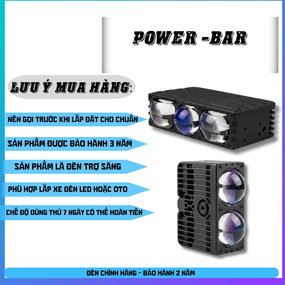 ĐÈN TRỢ SÁNG POWER BAR 90w ÁNH SÁNG TRẮNG  . CÓ QUẠT TẢN NHIỆT